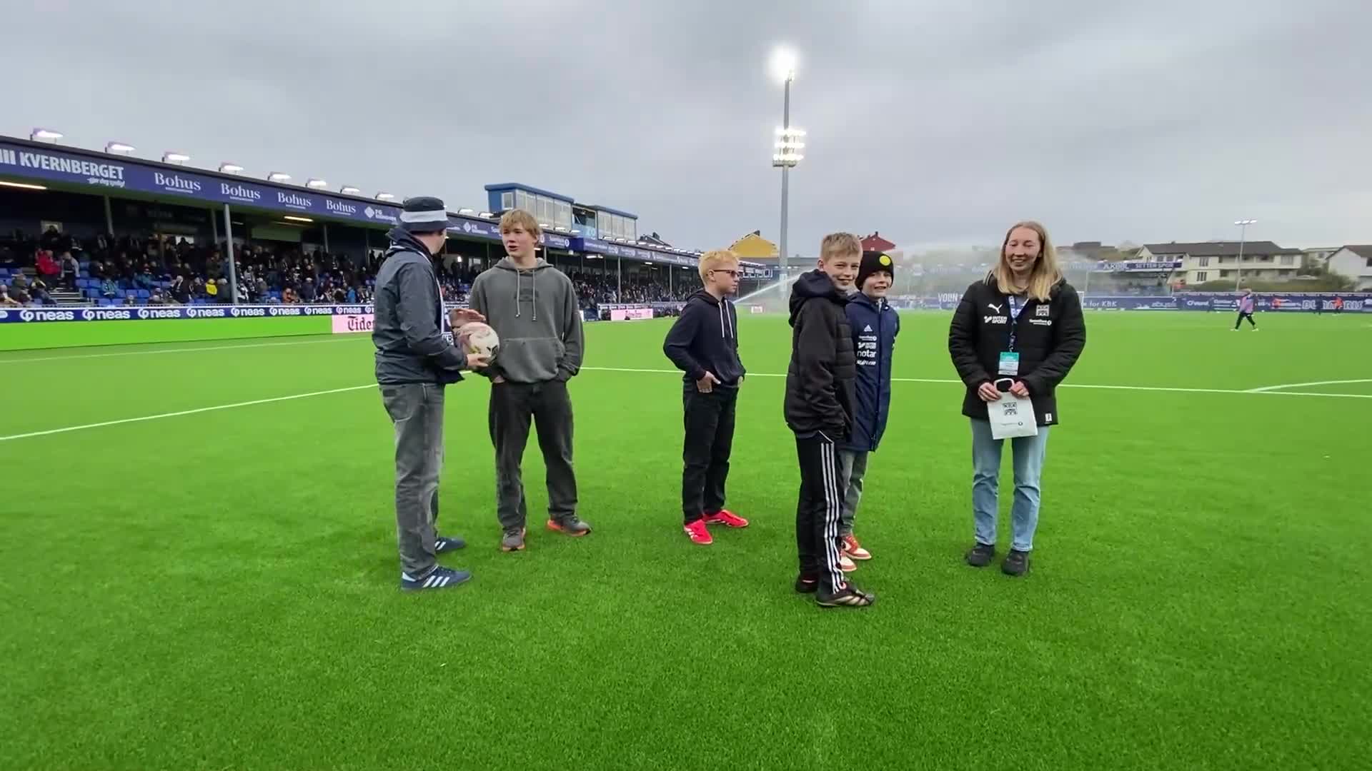Premiere på NEAS Pausekonken under KBK–Vålerenga