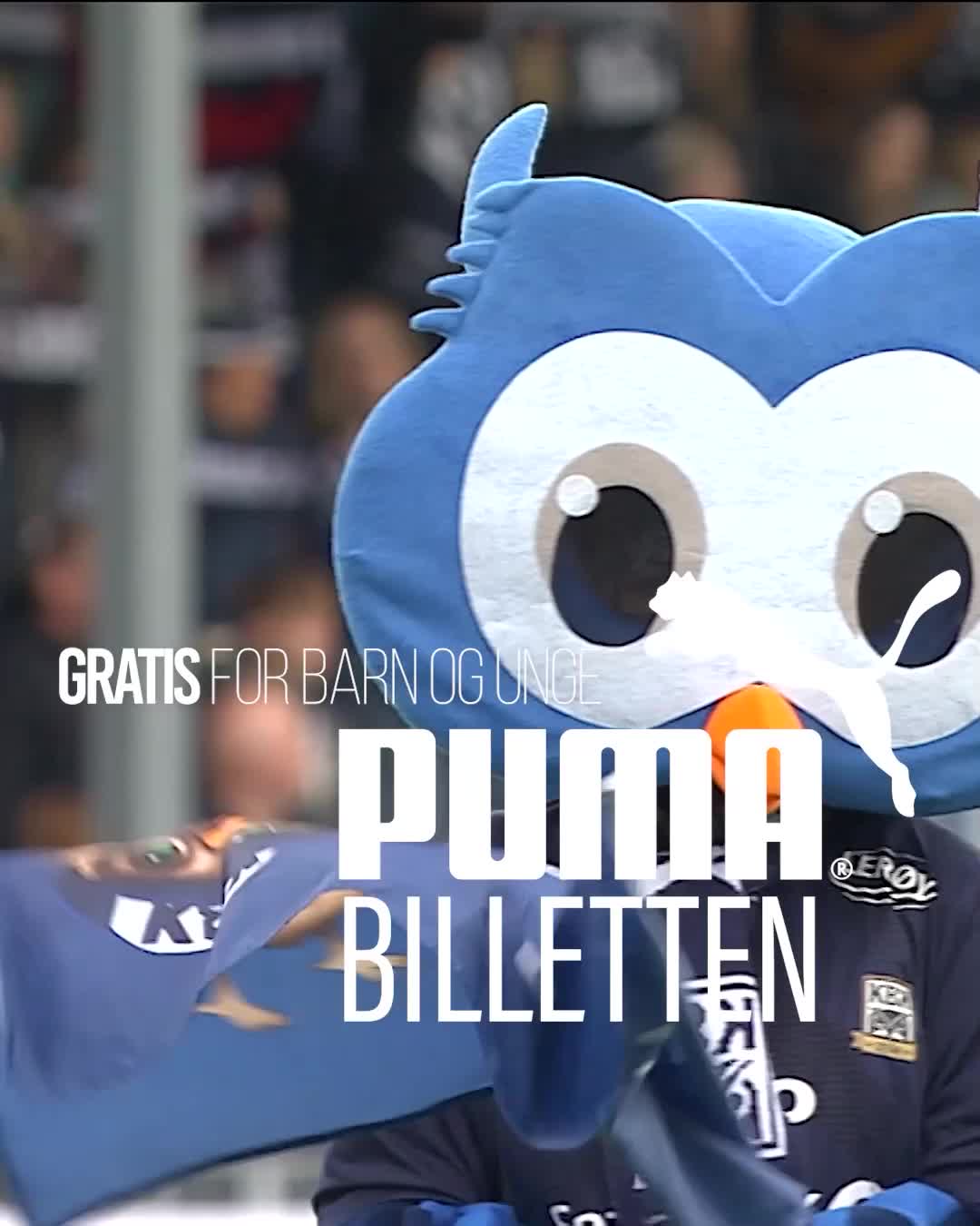 PUMA-billettene: Gratis adgang for barn og unge